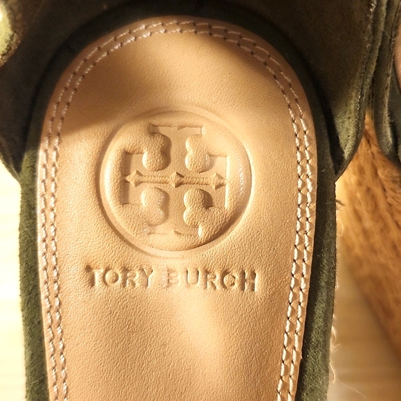 Tory Burch Green Suede Espidrilles - Picture 10 of 14